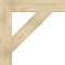 Ekena Millwork Traditional Block Rough Sawn Bracket, Douglas Fir, 6"W x 34"D x 34"H BKT06X34X34TRA05RDF - alternate 2